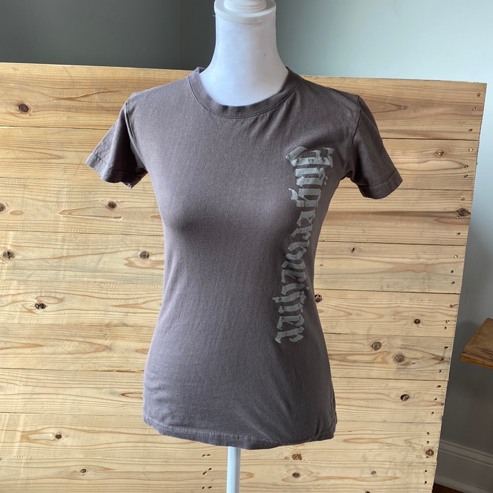 Womens Jäegermeister short sleeve tee size small. Promotional tee. Graphic tee